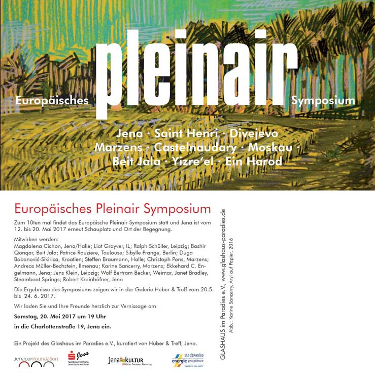 Europäisches Pleinair Symposium | Abschlussausstellung in Jena