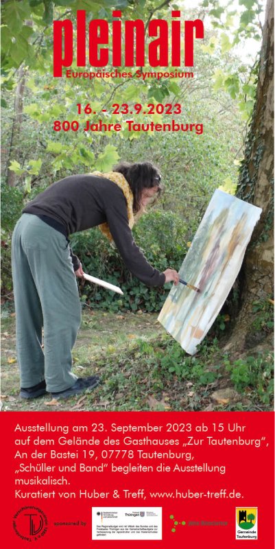 Europäisches Pleinair Symposium 2023 | Ausstellung in Tautenburg